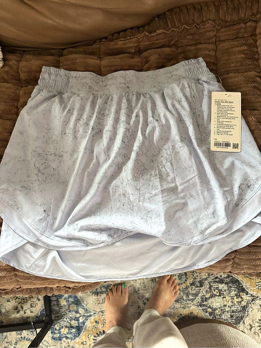 Lululemon Hotty Hot High-Rise Skirt *Long White